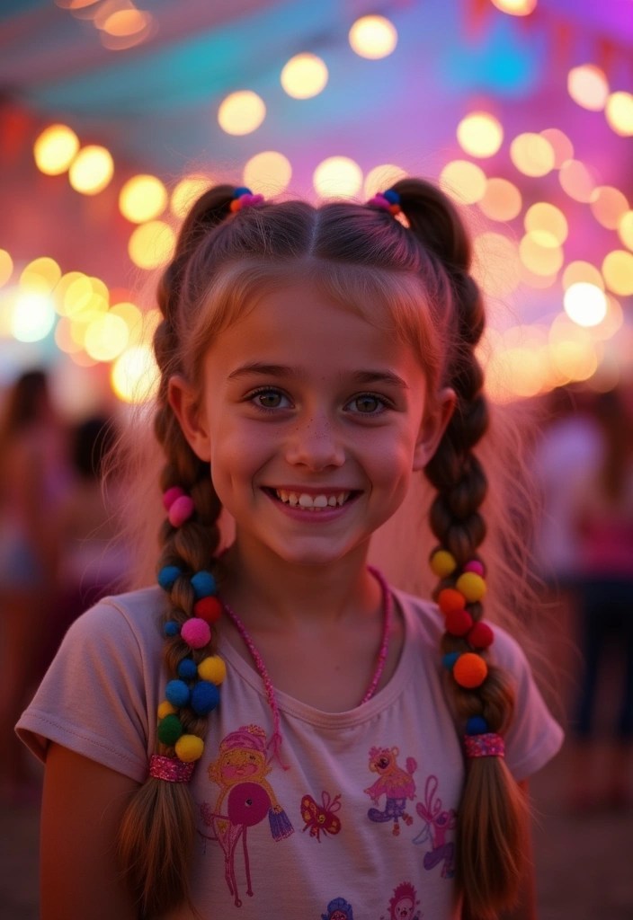 21 Unique Braided Prom Hairstyles That Will Make You the Belle of the Ball! - 17. Festival-Inspired Braids