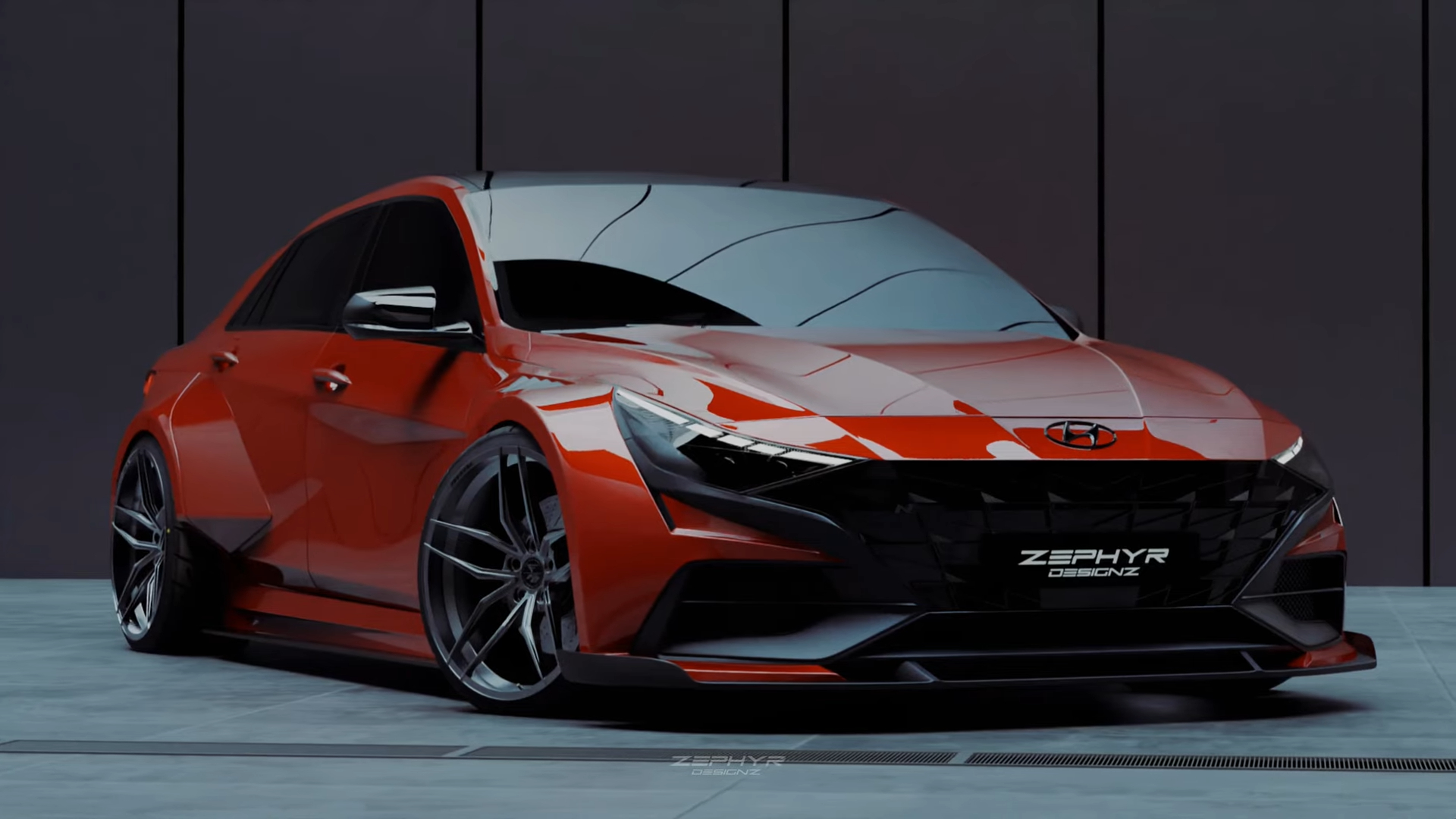 Hyundai elantra n 2023 custom wide body kit by zephyr 买带送货，安装，实惠的价格和保证