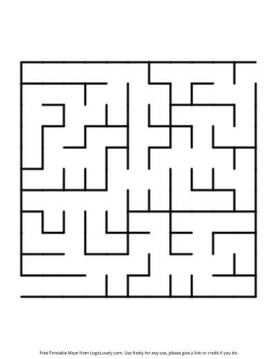 very easy printable maze booklet 22 logic lovely