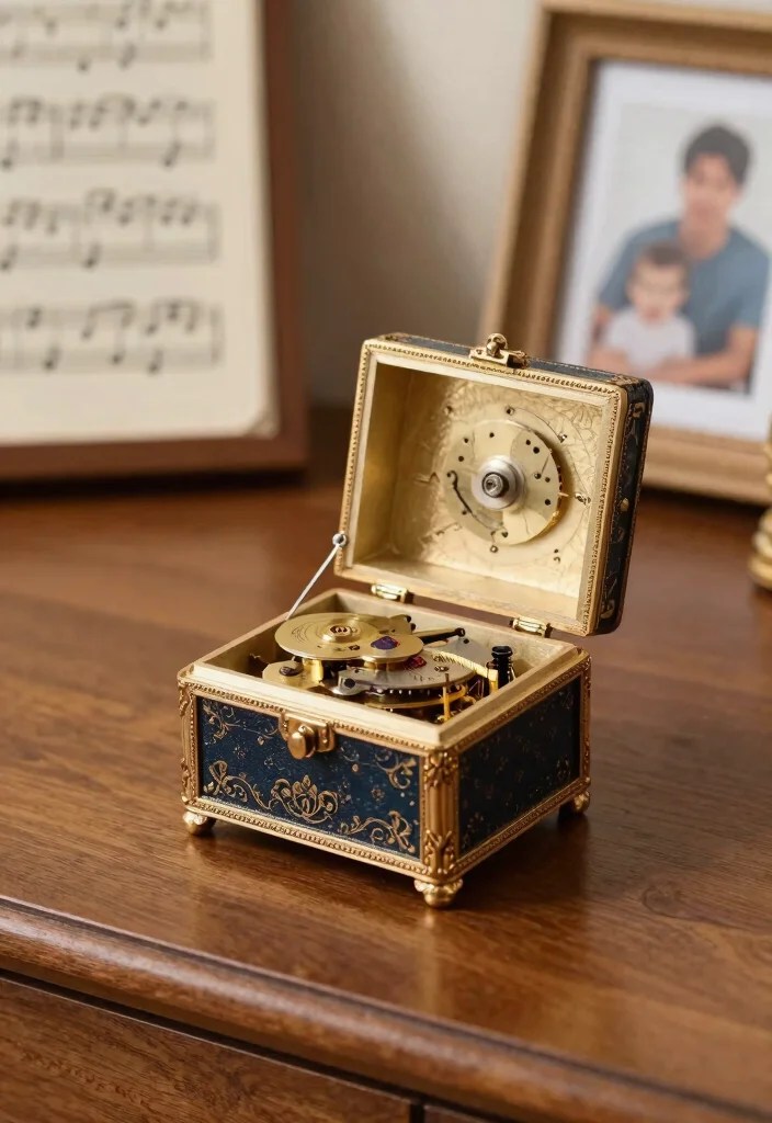 20 Unique Gifts for Musicians That Will Make Dad Feel Like a Star This Father's Day! - 9. Music Box with Custom Tune