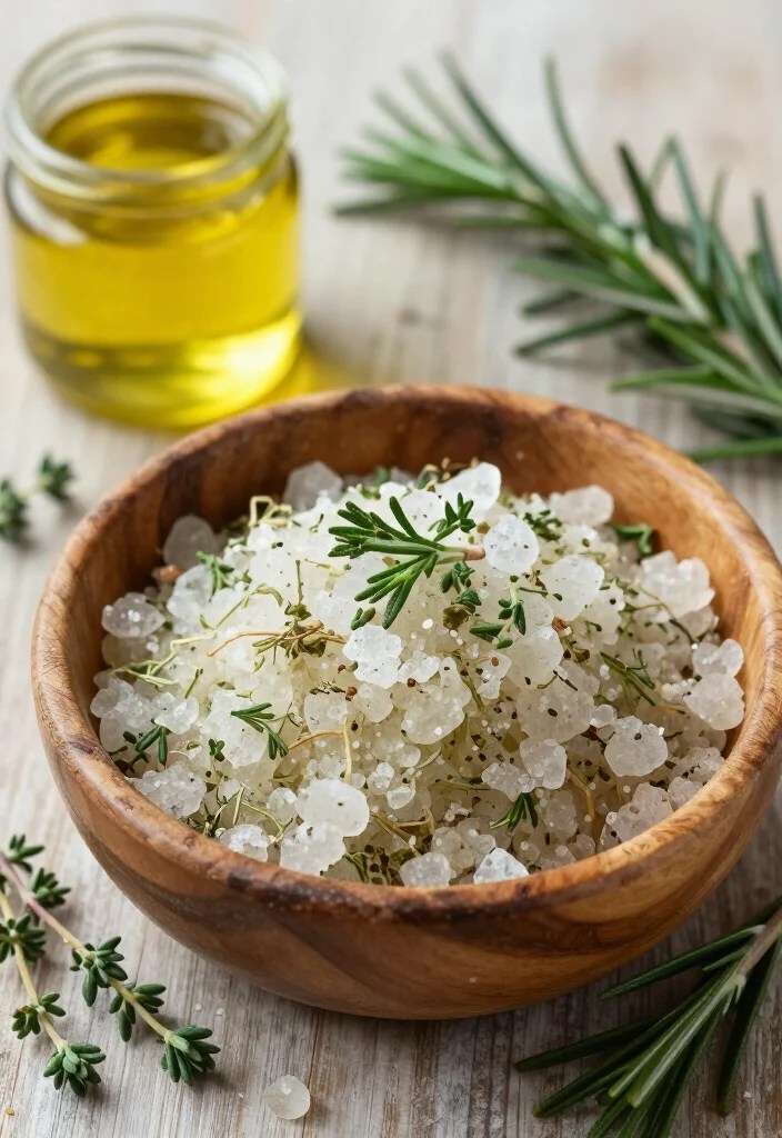 10 DIY Body Scrubs That Will Make Your Skin Glow Like Never Before! - 10. Herbal & Sea Salt Scrub