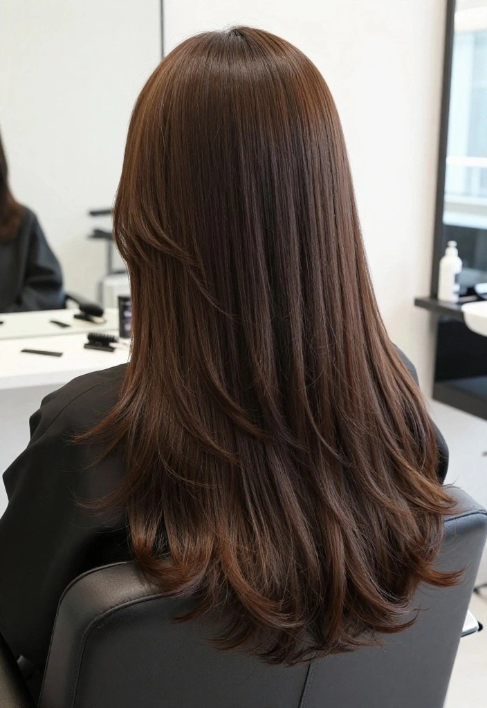 20 Stunning Long Hairstyles That Make Every Day a Good Hair Day (The Layers Are Everything!) - 2. Long Curtain Bangs With Soft Face-Framing Layers
