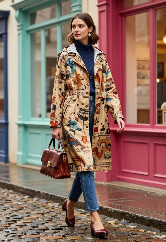 16 Women's Waterproof Coats That Make Rainy Days Look Surprisingly Stylish (You Need #11!) - 7. Vintage-Inspired Raincoats
