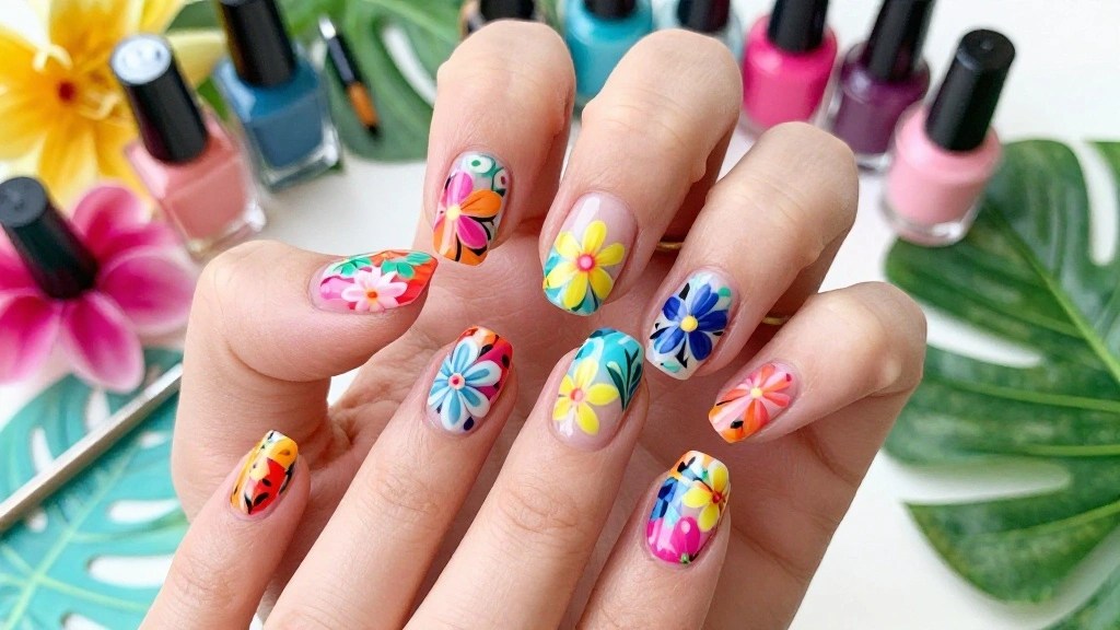 20 Colorful Floral Nail Ideas for Summer That Will Brighten Up Your Days!