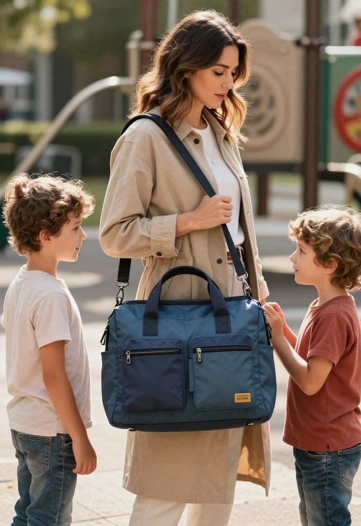 15 Fashion Hacks for Busy Mums That Make School Runs Effortlessly Stylish! - 4. Multifunctional Bags