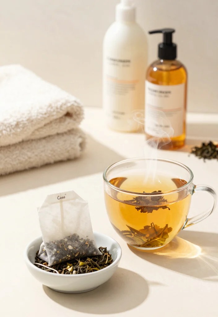 13 Summer Hair Treatments to Repair Your Locks After Sun Exposure (You’ll Love #5!) - 10. Herbal Tea Rinse