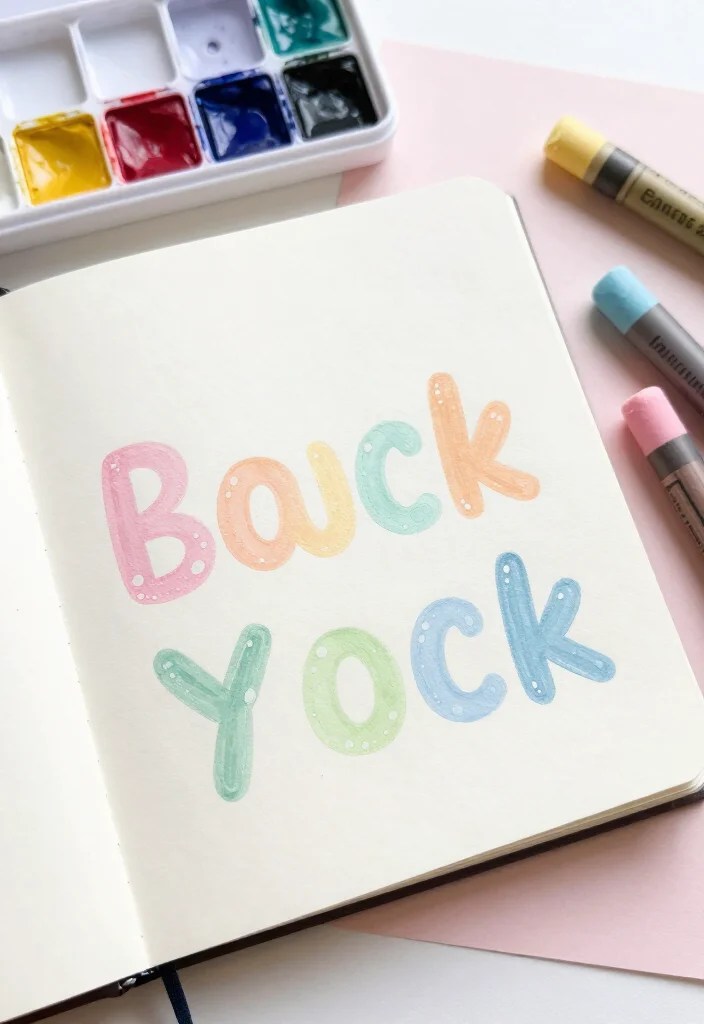 20 Creative Bubble Letters Ideas That Will Make Your Art Pop (You Won't Believe #12!) - 14. Soft Pastel Bubble Letters