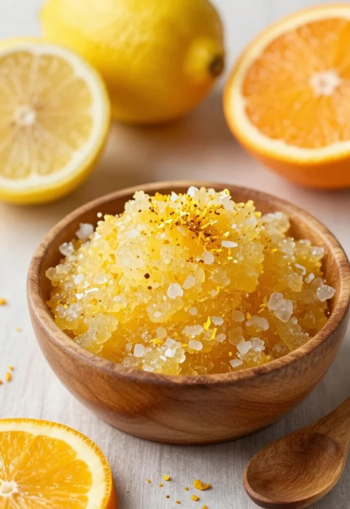 10 DIY Body Scrubs That Will Make Your Skin Glow Like Never Before! - 4. Citrus & Sea Salt Scrub