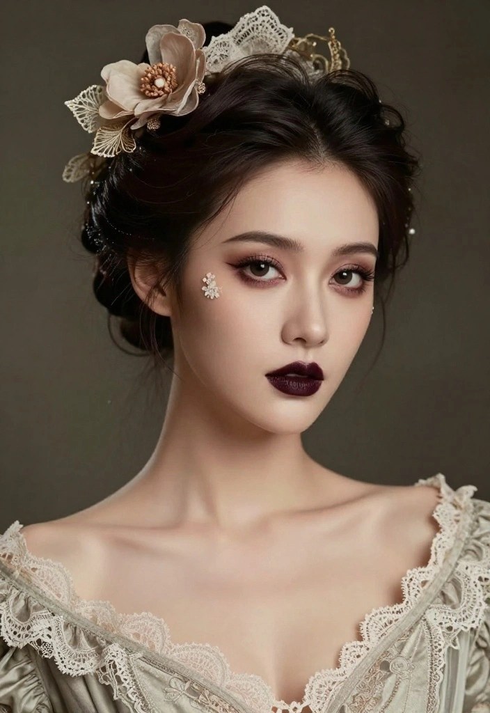 17 Funky Theatrical Makeup Looks That Are Pure Drama (You Won't Believe #11!) - 7. Victorian Elegance