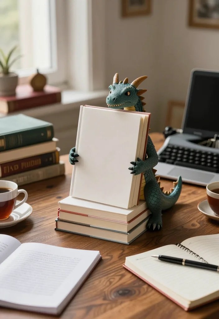 19 Hilarious Gifts for Authors Who’d Rather Write Than Socialize (Every Writer Will Relate to #5!) - 14. Book-Dragon Bookends for Protecting the Precious Research Pile