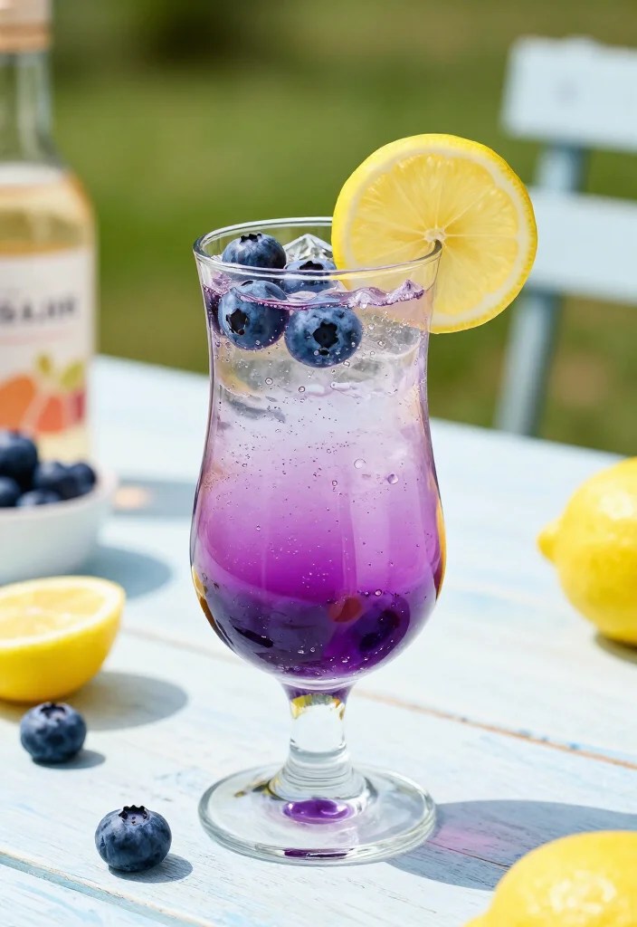 20 Epic Summer Party Drinks That Will Steal the Show at Your Next BBQ! - 3. Blueberry Lemonade Sparkler