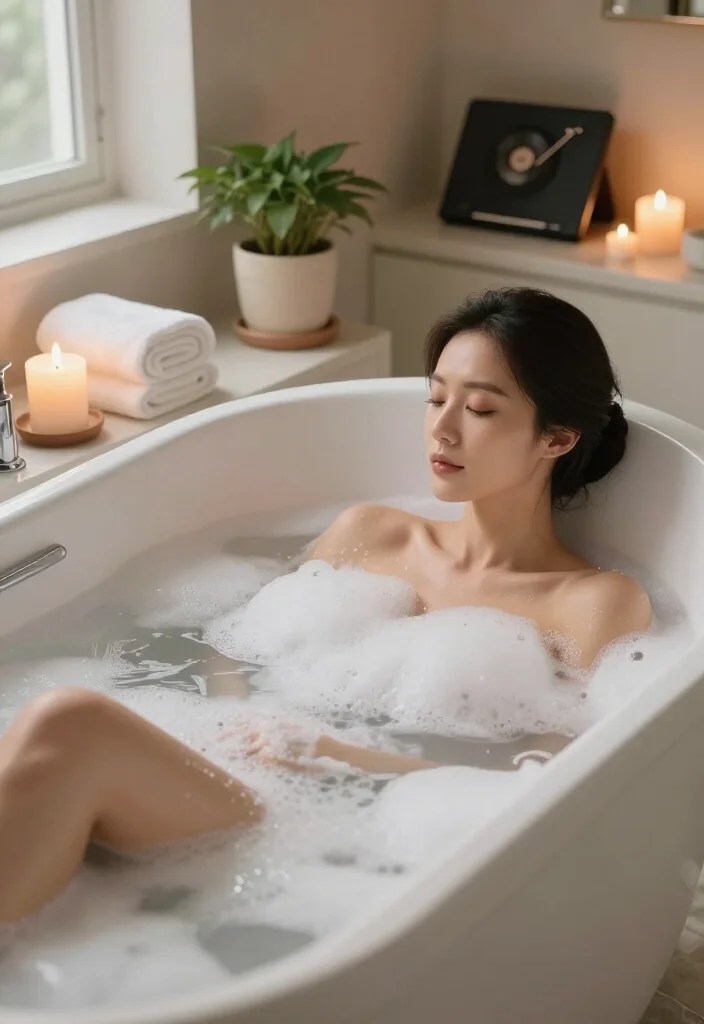 15 Self-Care Tips for Busy Moms to Crush Motherhood Stress (Tip #8 Will Change Your Life!) - 7. Indulge in Relaxing Baths