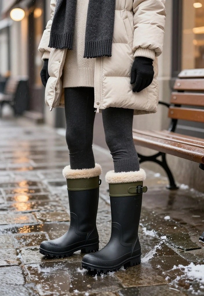 16 Stylish Winter Boots That Keep Your Feet Warm Without Ruining Your Outfit (Cozy Meets Chic!) - 10. Tall Waterproof Boots for Rain, Snow, and Messy Forecasts