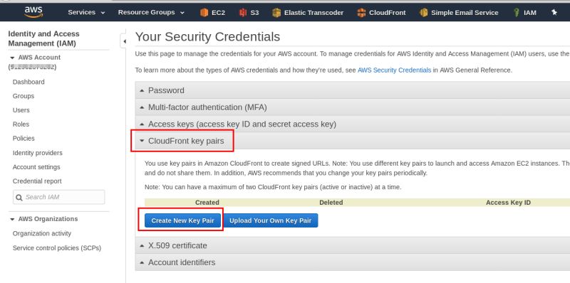 Amazon Cloudfront Create A Trusted Key Pair Group Studyraft - Desktop Gradient Backgrounds for Desktop