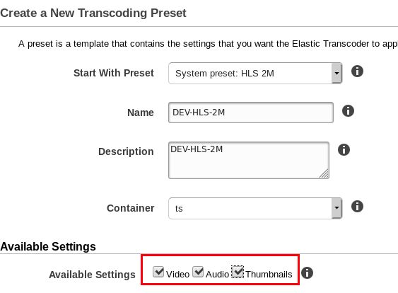 Aws Elastic Transcoder Create A Preset For Hls Videos Programster S - Gorgeous Mobile City Images | Free Download