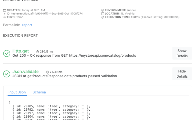 JSON Schema Validation