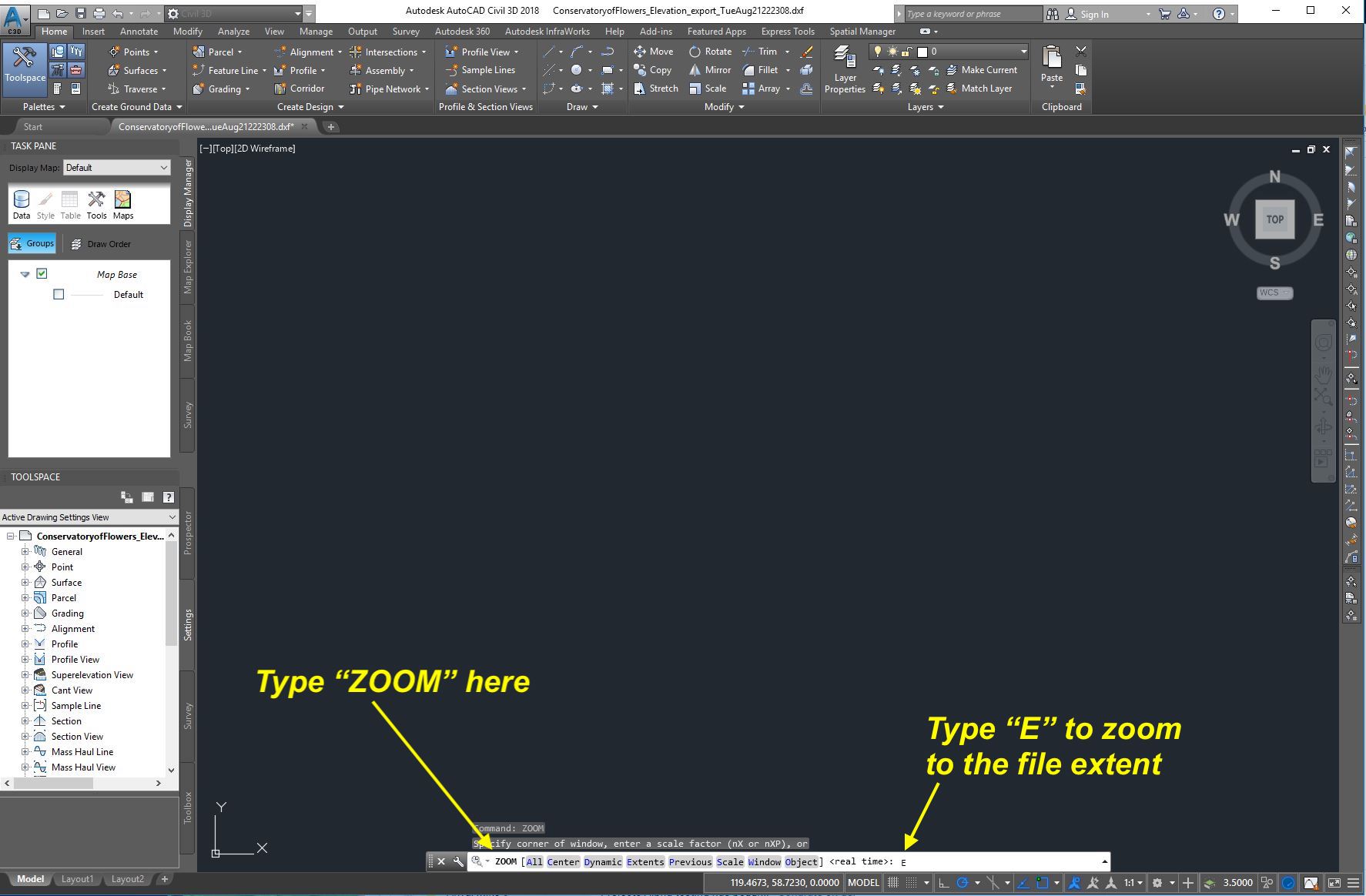 Importing Data Into Autocad Civil 3d