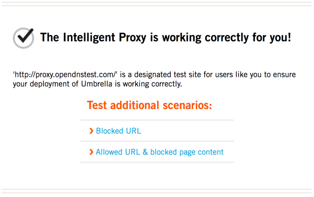 Test The Intelligent Proxy