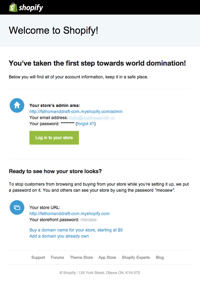 · on the shopify page, type in your admin username and password and then tap log in. Welcome To Shopify Desktop View Really Good Emails