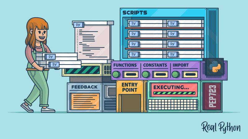 Python Script Structure - Stunning Mountain Pattern - Mobile