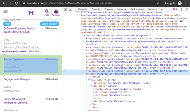 Outils de développement Chrome