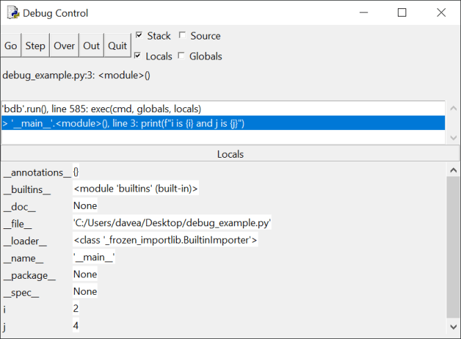 Bouton Python IDLE Go pt. 2