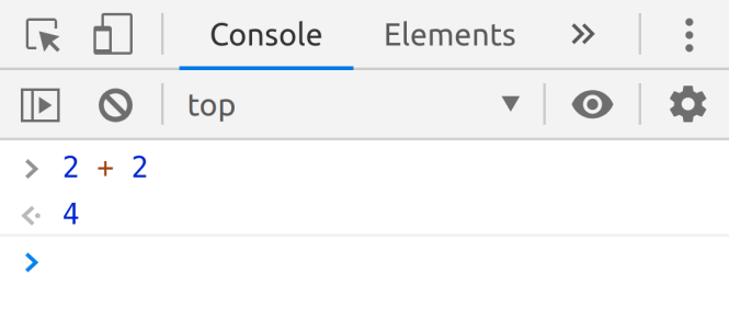 Console JavaScript dans les outils de développement Web