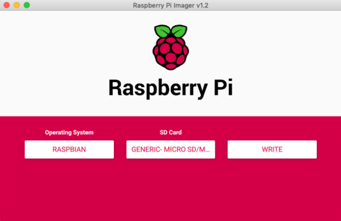Écriture de l'imageur Raspberry Pi