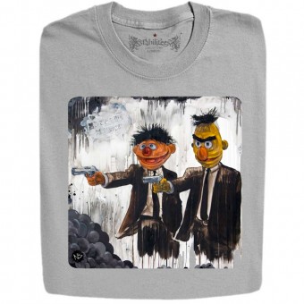 Bert And Ernie Inspired by Pulp Fiction 
