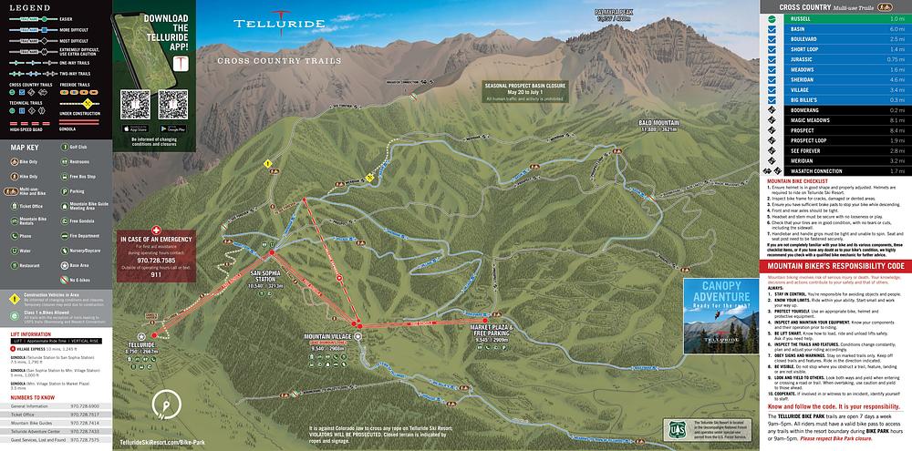 Telluride Ski Maps