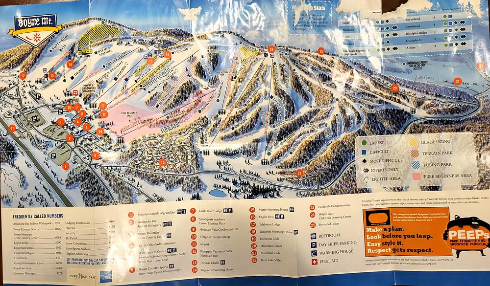 Boyne Michigan Map
