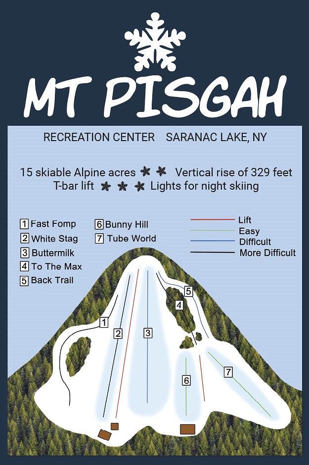 Mt Pisgah Ski Maps
