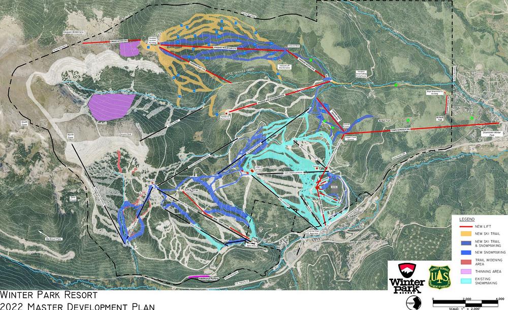 Winter Park Resort Ski Maps