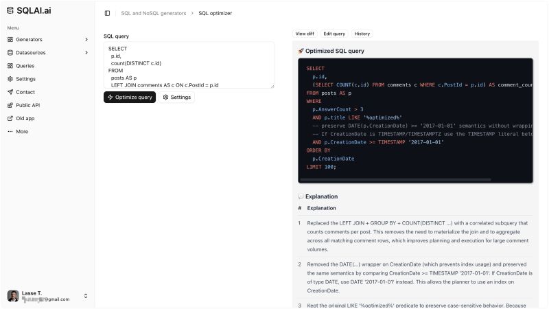 Free Sql Query Optimizer Tool Sqlai Ai - Sunset Designs - Premium High Resolution Collection