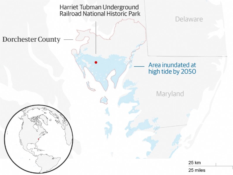 Harriet Tubman Underground Railroad Map Maryland 
