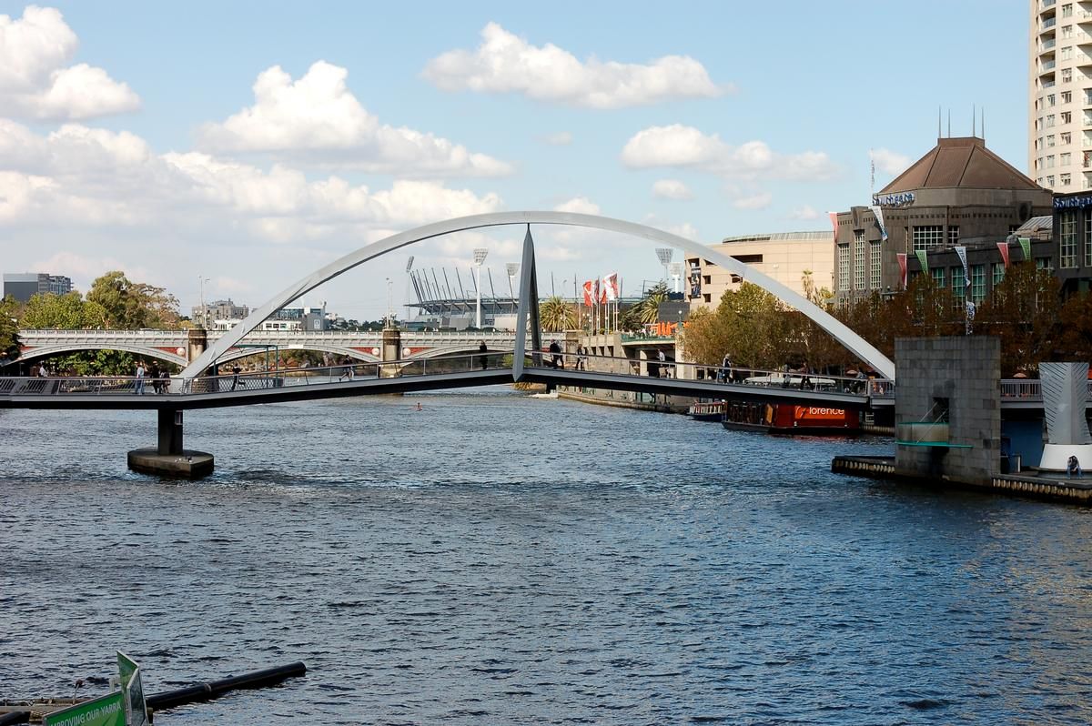 Evan Walker Bridge Melbourne 1992 Structurae