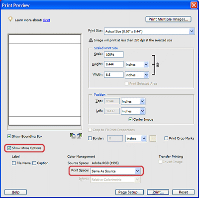 Scanning and Printing Color Accurate Images