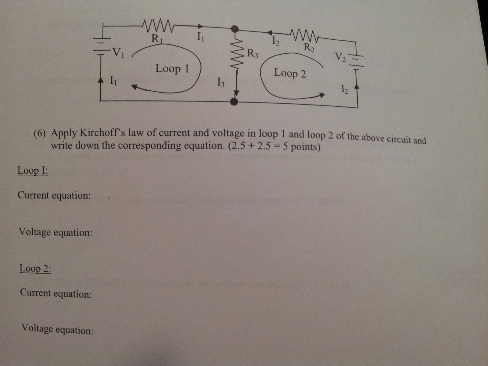 Solved 1 Write Down An Equation And Solve For The Total