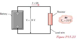 Solved 15 23 An Electrical Resistor Is Connected To A