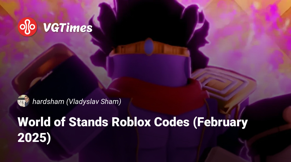 World Of Stands Roblox Codes December 2024 Post 114912 En 