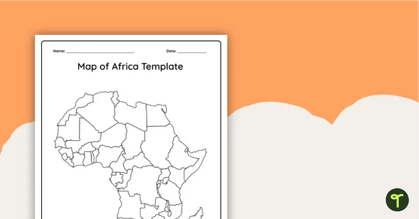 Blank Map Of Africa Template Teach Starter 2181 Map Africa Template Us Thumbnail 0 600x400 