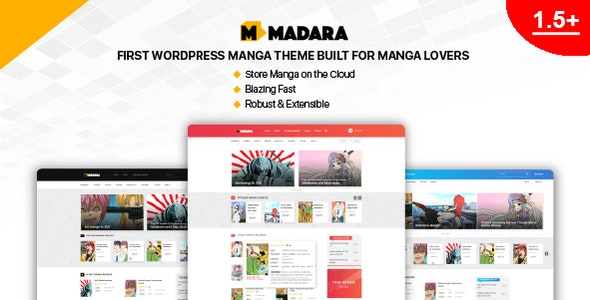 Do not use free nulled websites!!!!!! Madara - WordPress Theme For Manga Vv1.6.6.4 Nulled