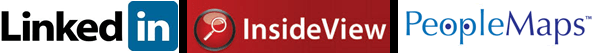 LinkedIn InsideView PeopleMaps logos