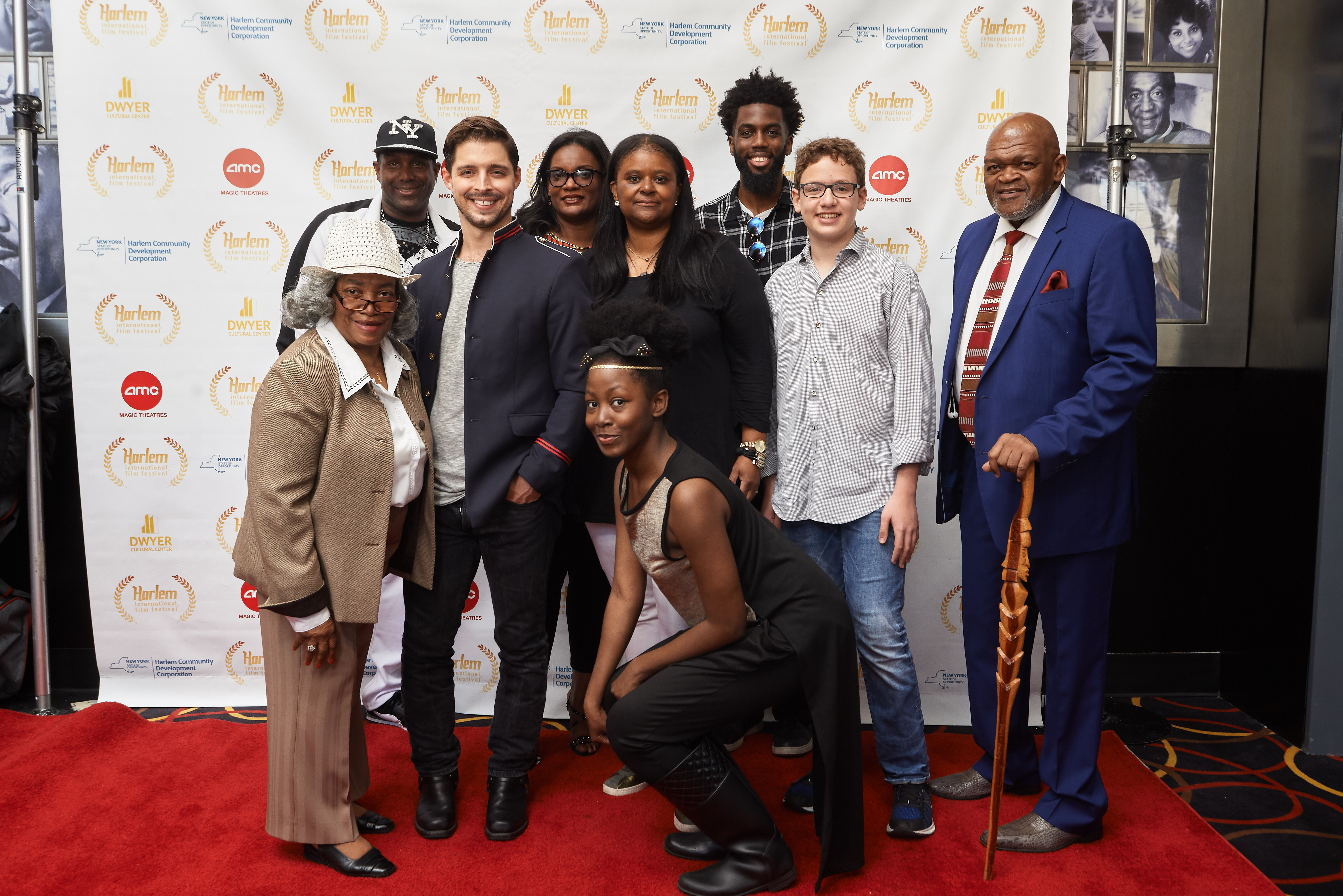 STILL HARLEM team: Doris Parker-Johnson (CAST), Anthony Dow (PA), Billy Peck (CAST), Geneva Riley (PROD), Lynn Dow (DIR/SCR), Epiphany Samuels (CAST), Philip Iweriebor (CAST), Mathieu Silverman (CAST), Elijah Long (CAST)