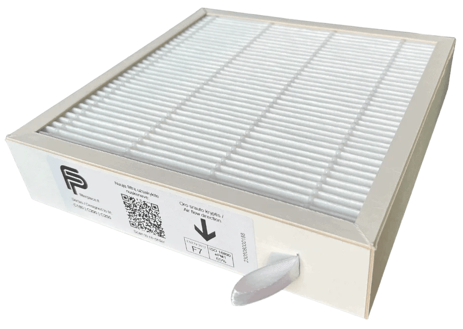 Replacement air filter for optimal air purification and filter replacement in HVAC systems. Designed for efficient filtration of airborne particles, ensuring cleaner indoor air quality. Suitable for various air purifier models.