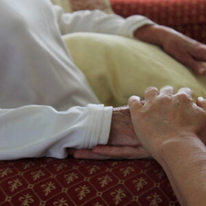 Sitting, hands