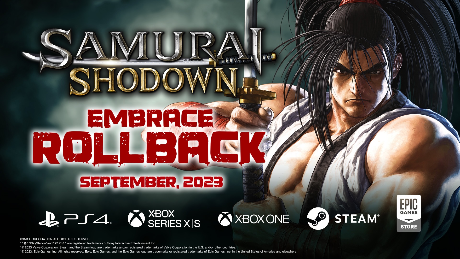 Samurai Shodown Rollback Netcode Update Launches in September 2023