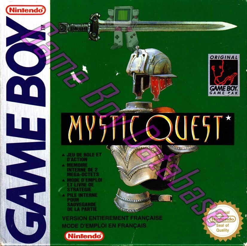 Mystic Quest Europe Boxart