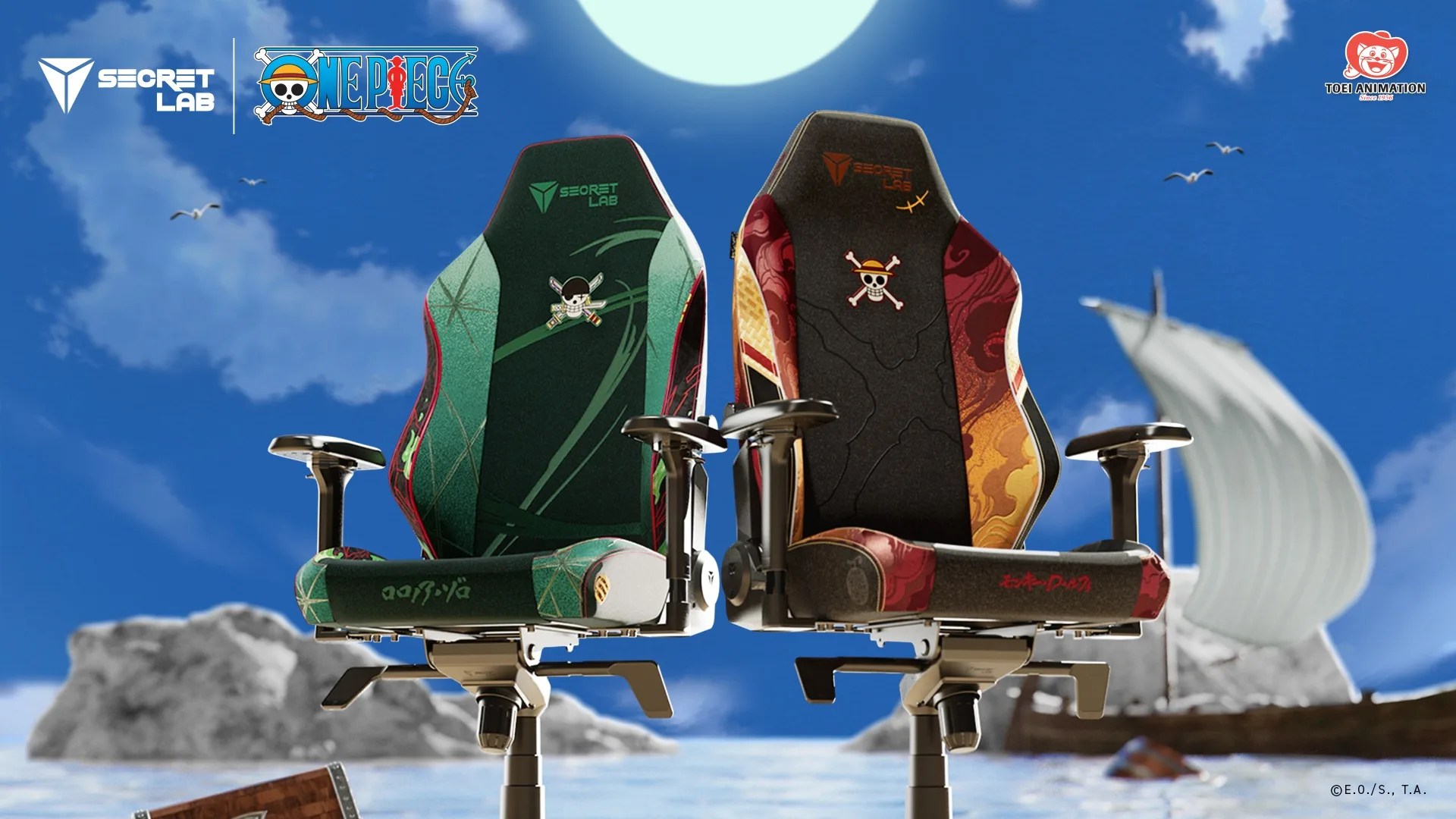 Secretlab Launches New One Piece Collection