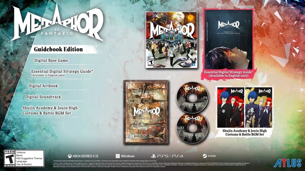 Metaphor ReFantazio Guidebook Edition digital bundle